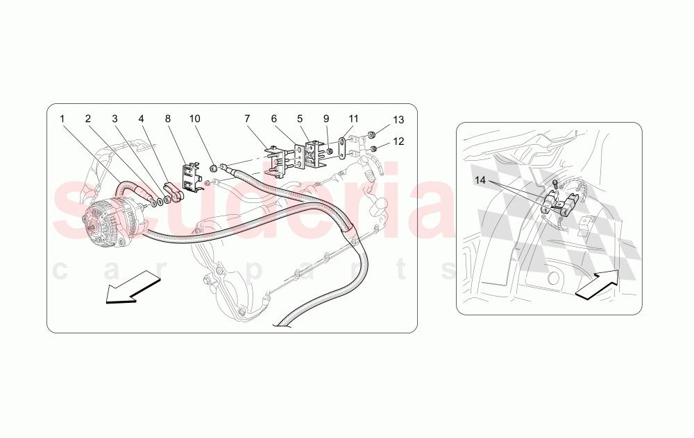 MAIN WIRING of Maserati Maserati GranTurismo (2012-2016) Sport Auto