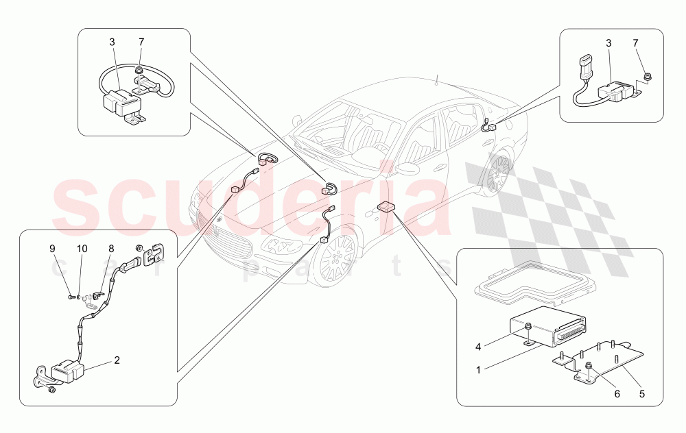 ELECTRONIC CONTROL (SUSPENSION) of Maserati Maserati Quattroporte (2009-2012) Sport GTS