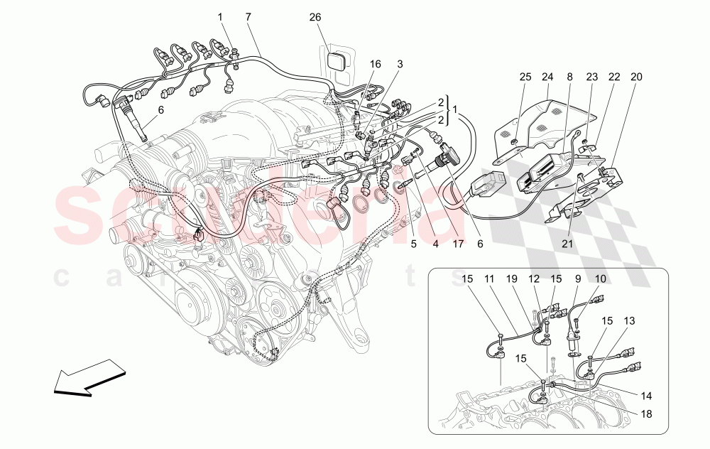 ELECTRONIC CONTROL: INJECTION AND ENGINE TIMING CONTROL of Maserati Maserati GranCabrio (2013+)