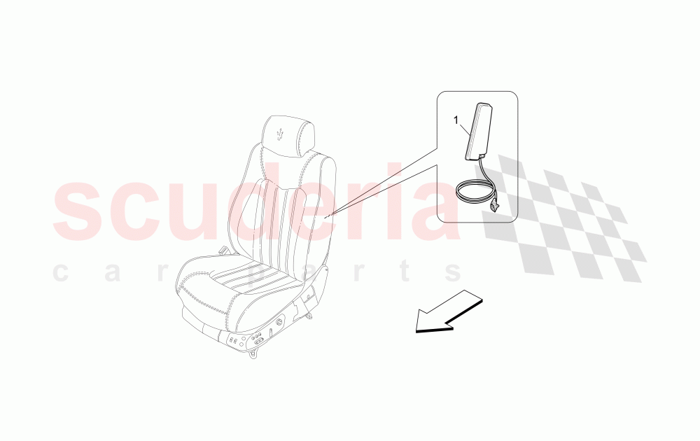 FRONT SIDE BAG SYSTEM of Maserati Maserati Quattroporte (2008-2012) S 4.7