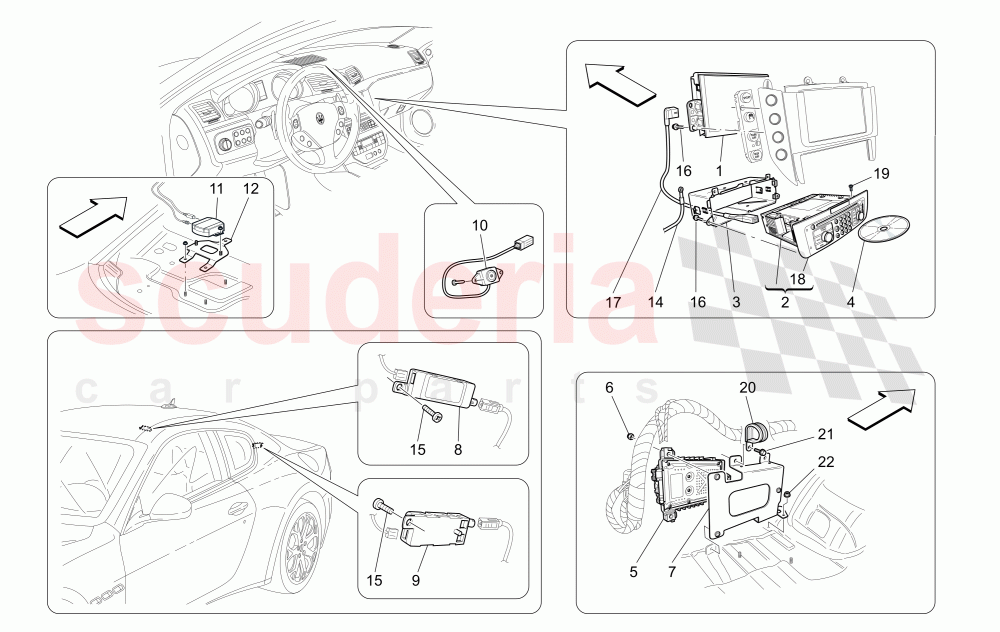 IT SYSTEM of Maserati Maserati GranTurismo (2012-2016) Sport CC