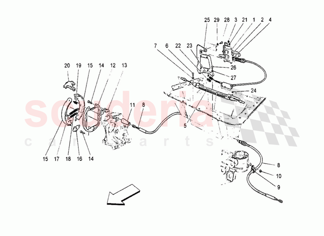 Parking Brake of Maserati Maserati GranTurismo MC Stradale