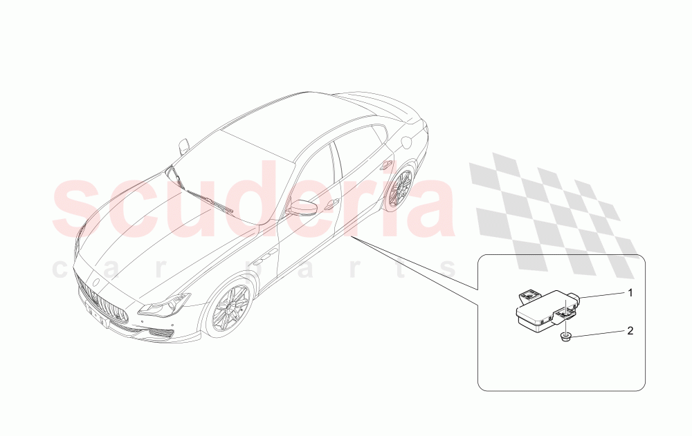 TYRE PRESSURE MONITORING SYSTEM of Maserati Maserati Quattroporte (2013-2016) S Q4