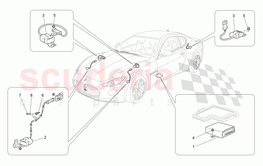 ELECTRONIC CONTROL (SUSPENSION) (Available with: Skyhook System) of Maserati Maserati GranTurismo (2007-2010) Auto