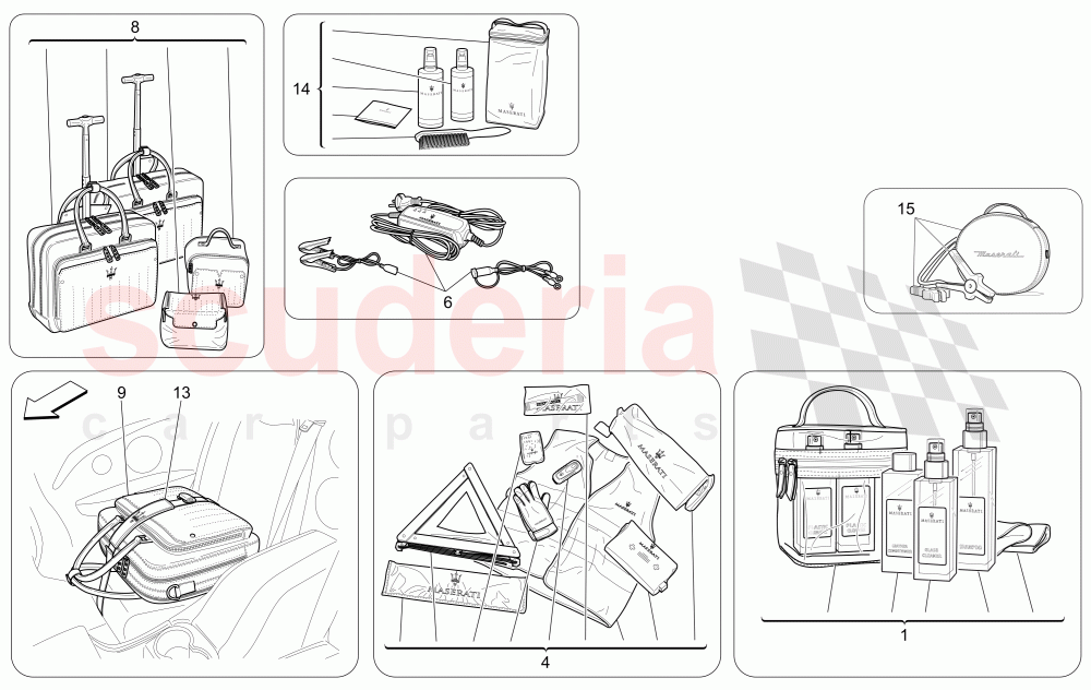 AFTER MARKET ACCESSORIES of Maserati Maserati GranCabrio (2010-2012)