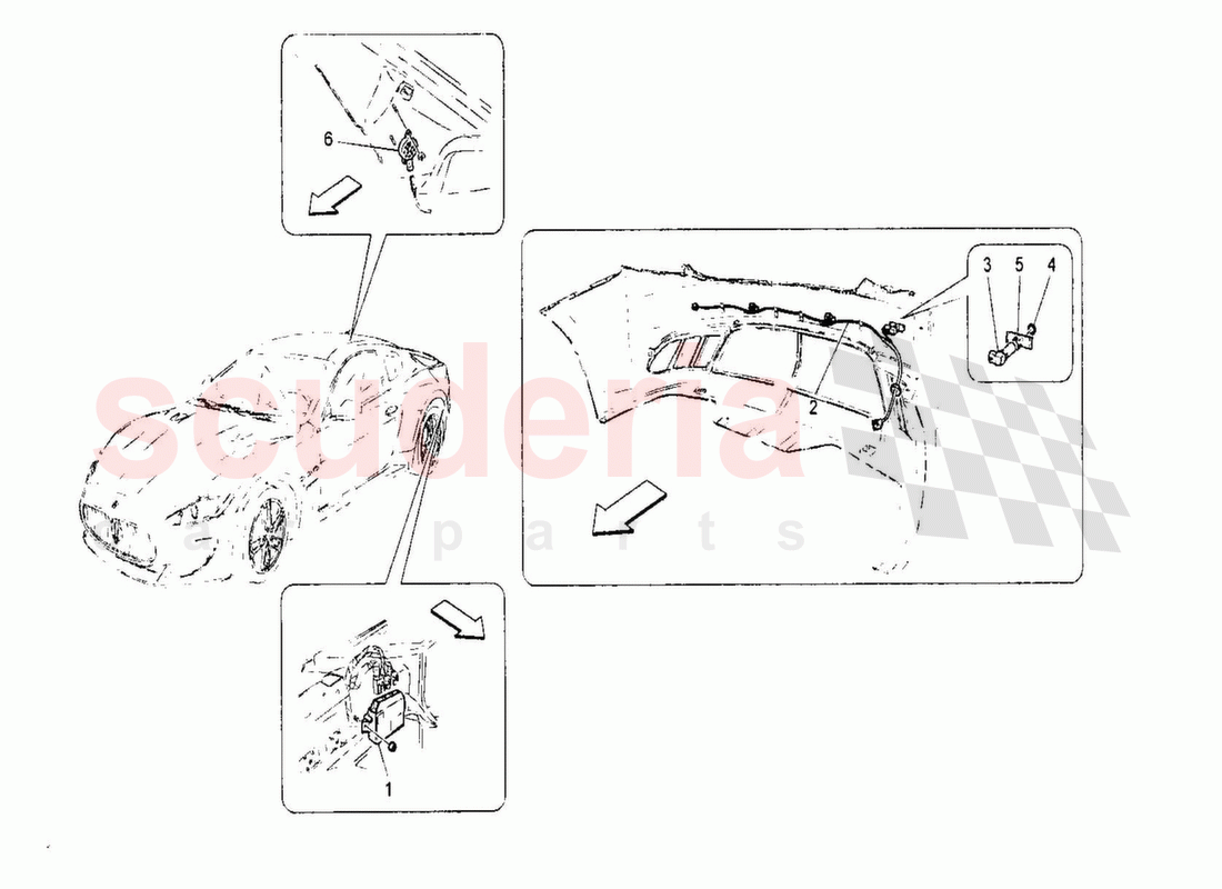 Parking Sensors of Maserati Maserati GranTurismo MC Stradale