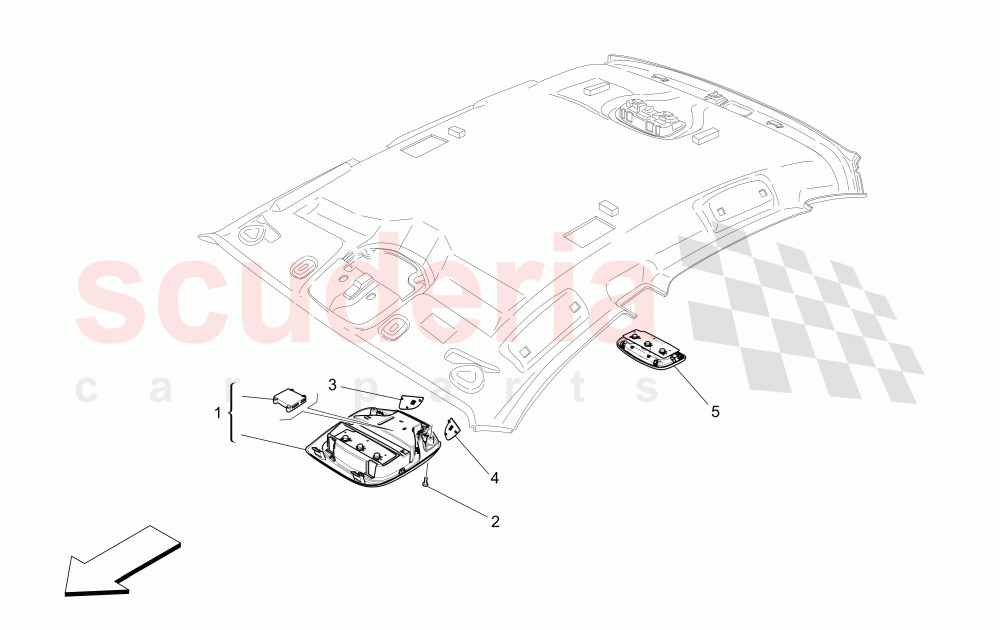 INTERNAL VEHICLE DEVICES of Maserati Maserati Quattroporte (2013+) GTS