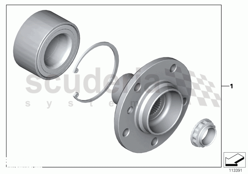 SIDE SHAFT/WHEEL BEARINGS of Rolls Royce Rolls Royce Phantom Extended Wheelbase