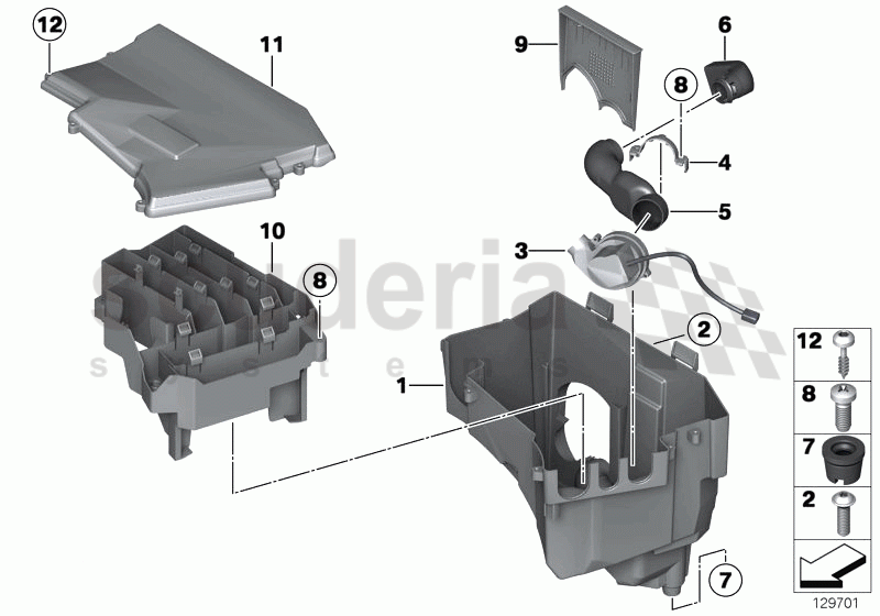 Control unit box of Rolls Royce Rolls Royce Phantom Drophead Coupe