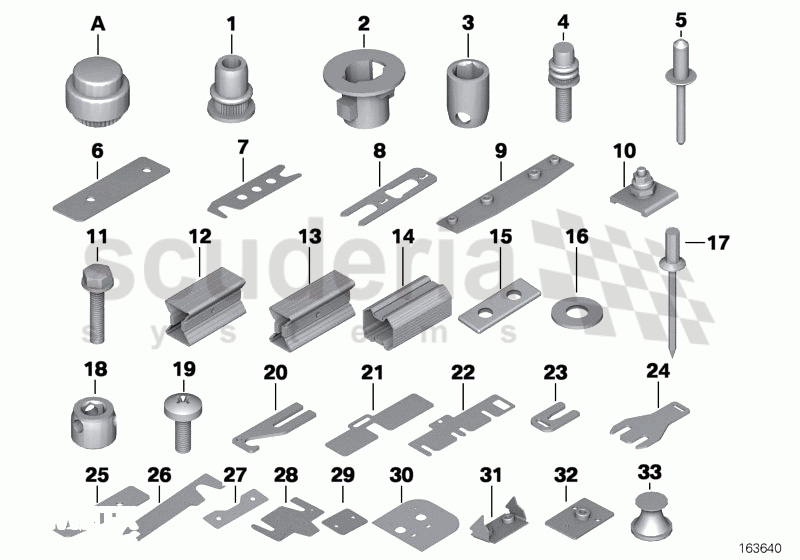 Mechanical connect.and repair elements of Rolls Royce Rolls Royce Phantom Drophead Coupe