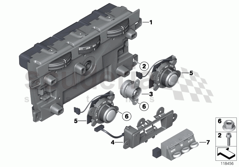 Automatic air conditioning control of Rolls Royce Rolls Royce Phantom Extended Wheelbase