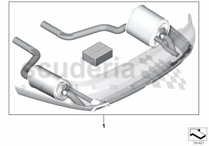 Retrofit, visible exhaust of Rolls Royce Rolls Royce Phantom Drophead Coupe