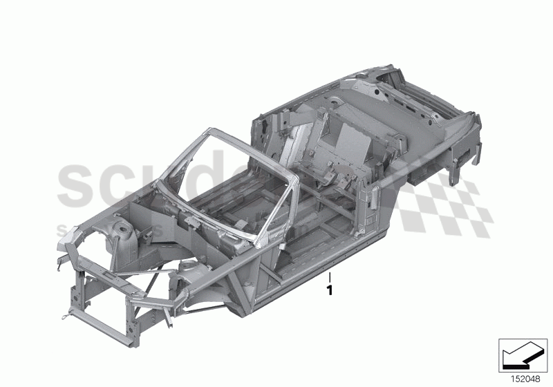 Body skeleton of Rolls Royce Rolls Royce Phantom Drophead Coupe