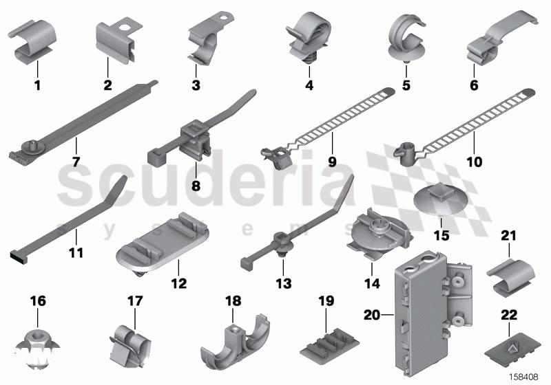 Cable Harness Fixings of Rolls Royce Rolls Royce Phantom