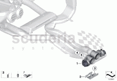 Flap actuators rear air conditioning of Rolls Royce Rolls Royce Phantom Extended Wheelbase