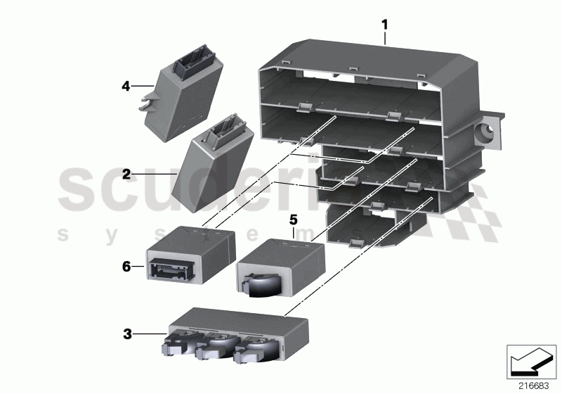 Control unit box of Rolls Royce Rolls Royce Phantom Drophead Coupe