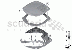 Components central bass of Rolls Royce Rolls Royce Phantom Extended Wheelbase