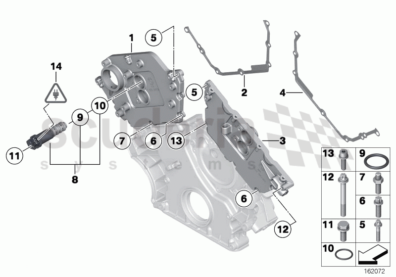 UPPER TIMING CASE of Rolls Royce Rolls Royce Ghost Series I (2009-2014)