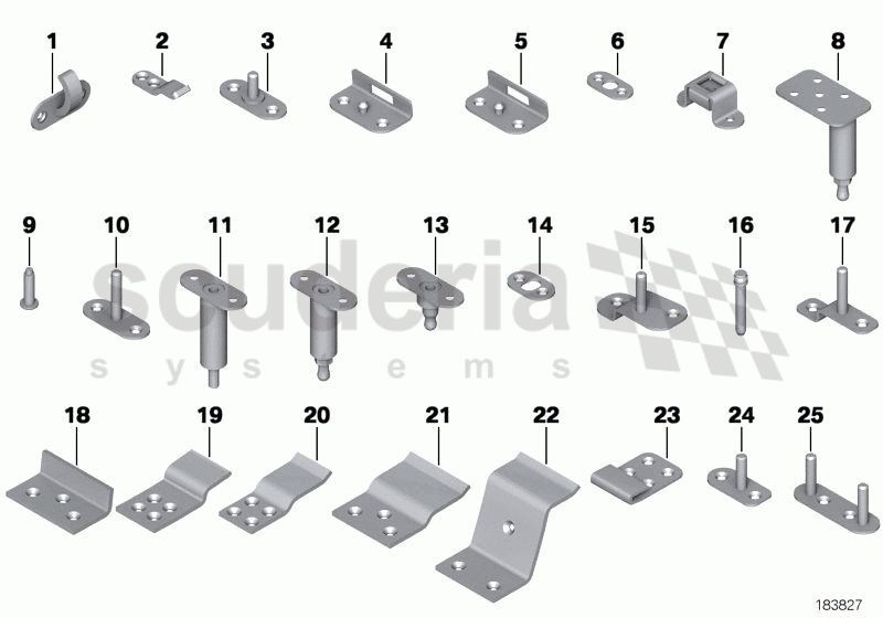 Fixings for wood of Rolls Royce Rolls Royce Phantom Coupe