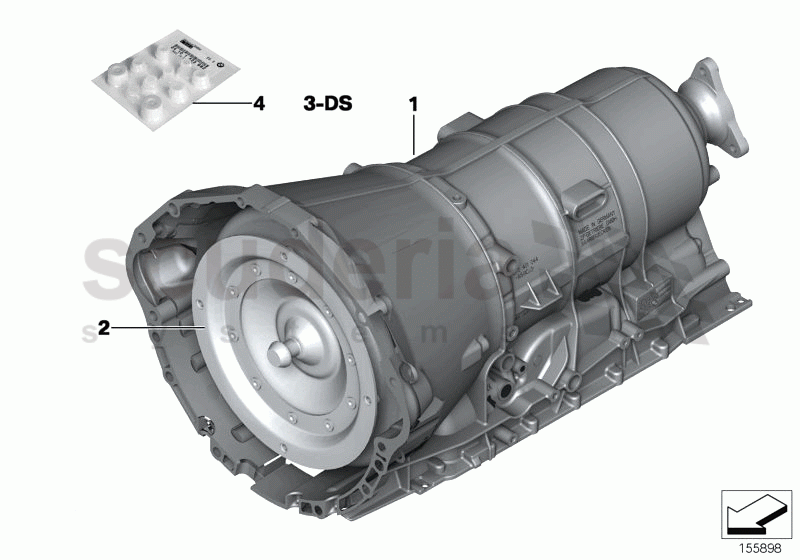 Automatic gearbox GA6HP32Z of Rolls Royce Rolls Royce Phantom