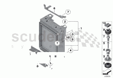 Additional cooler, wheel arch of Rolls Royce Rolls Royce Ghost Series I (2009-2014)