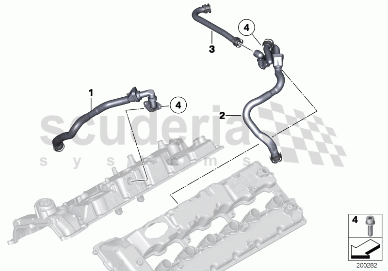 Crankcase-Ventilation of Rolls Royce Rolls Royce Ghost Series I (2009-2014)