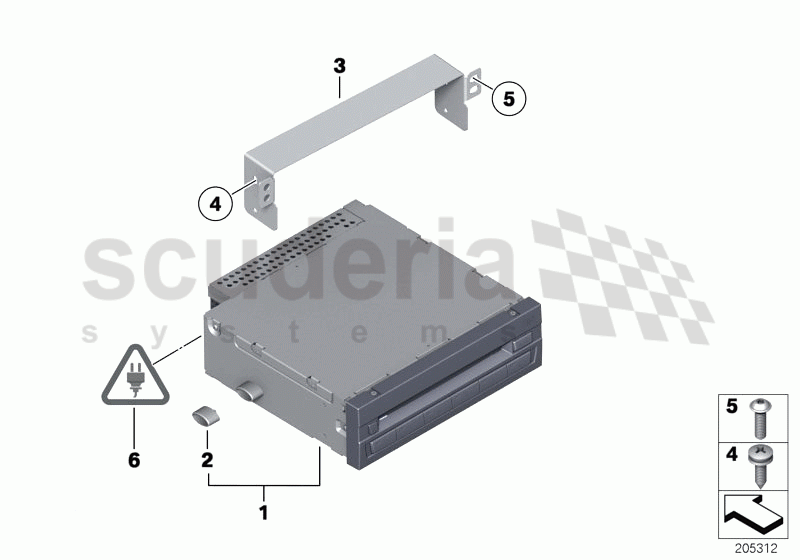 DVD Changer/Bracket of Rolls Royce Rolls Royce Ghost Series I (2009-2014)