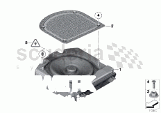 Components central bass of Rolls Royce Rolls Royce Ghost Series I (2009-2014)