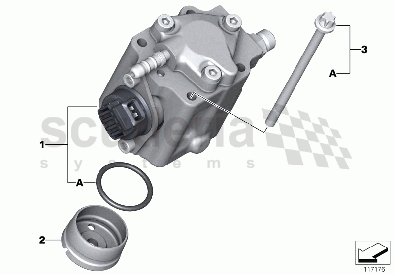 High pressure pump, injection system of Rolls Royce Rolls Royce Phantom Coupe