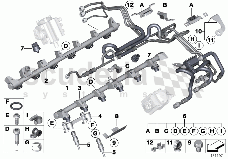 Fuel injection system - fuel line of Rolls Royce Rolls Royce Phantom