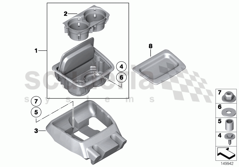 Drink holder of Rolls Royce Rolls Royce Phantom Coupe