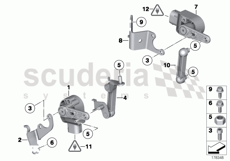 HEADLIGHT VERTICAL AIM CONTROL SENSOR of Rolls Royce Rolls Royce Ghost Series I (2009-2014)