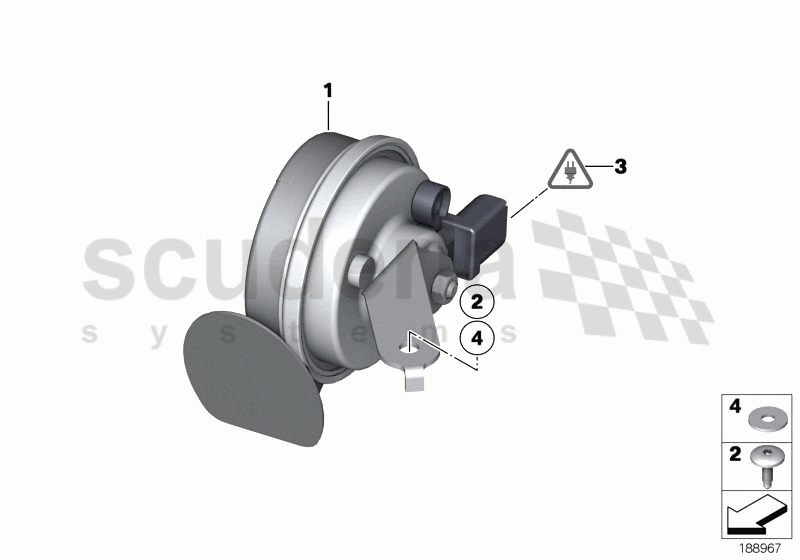 Horn of Rolls Royce Rolls Royce Ghost Series I (2009-2014)