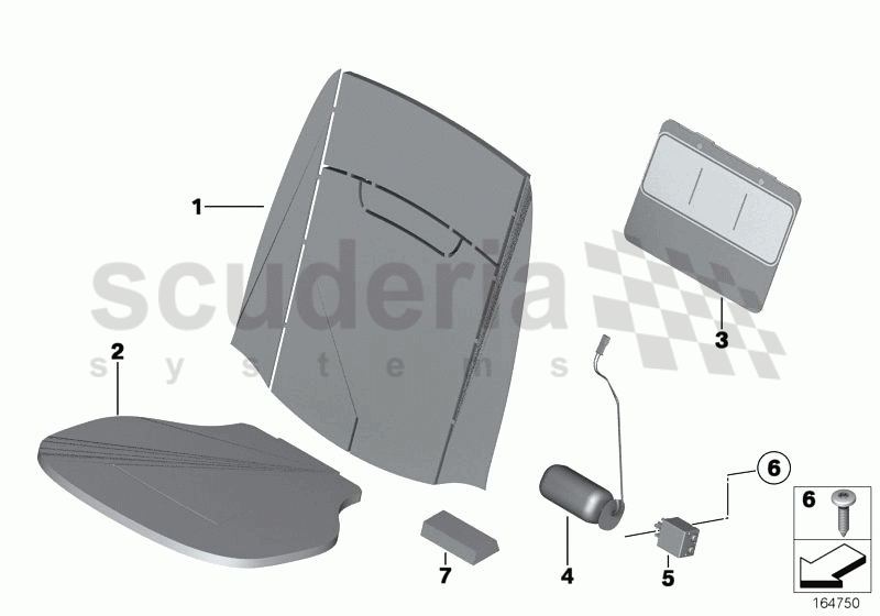 Seat heating/lumbar support, front of Rolls Royce Rolls Royce Phantom Coupe