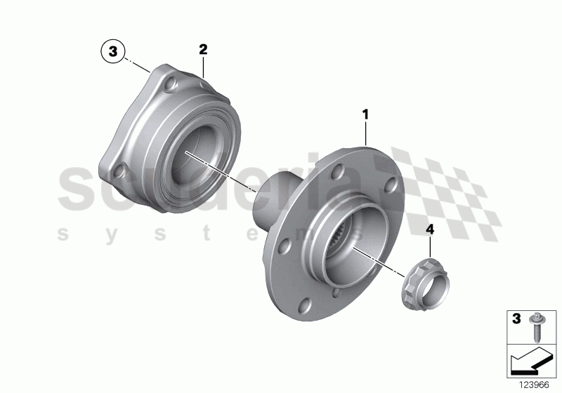 SIDE SHAFT/WHEEL BEARINGS of Rolls Royce Rolls Royce Ghost Series I (2009-2014)