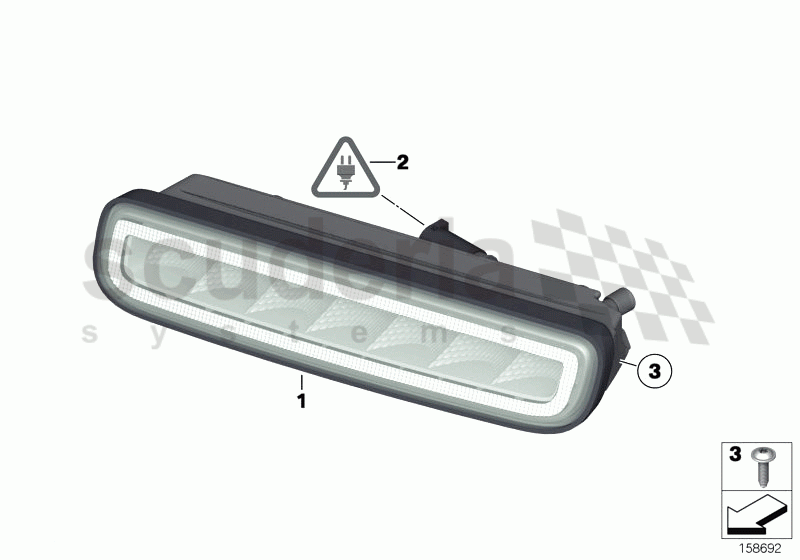 Front light combination of Rolls Royce Rolls Royce Phantom Drophead Coupe