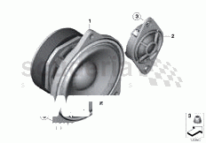 Single parts rear door/side trim speaker of Rolls Royce Rolls Royce Phantom Coupe