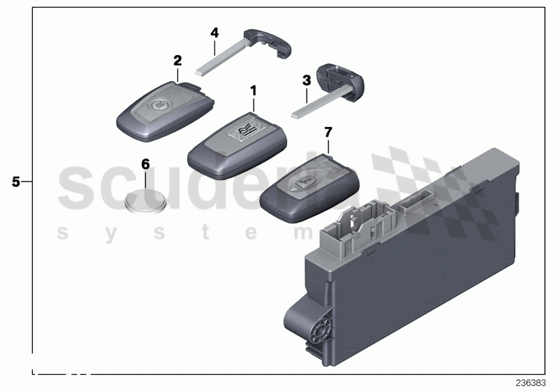 Key of Rolls Royce Rolls Royce Ghost Series I (2009-2014)