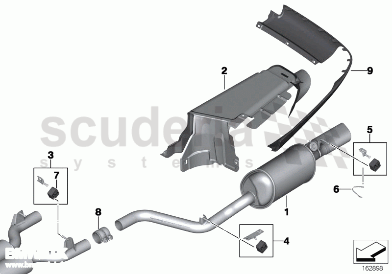 Visible exhaust of Rolls Royce Rolls Royce Phantom Drophead Coupe