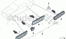 INDICADOR DE DIRECCIÓN LUZ DE REPETICIÓN/MARCADOR LATERAL