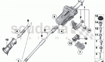 PIEZAS COMPLEMENTARIAS, COLUMNA DE DIRECCION ELECTRICA ADJ.