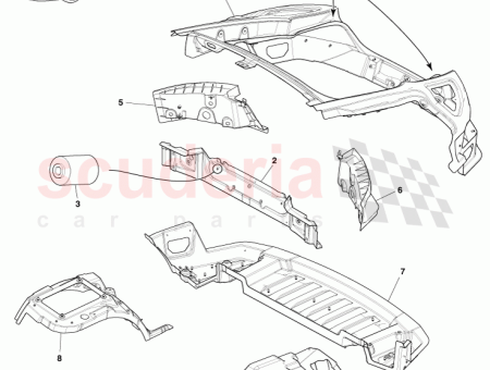 Photo of TRUNK LID SURROUND ASSY SERVICE AD43 F22B88…