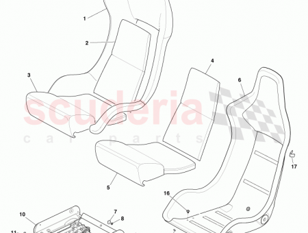 Photo of Kit Leather Cover Squab assy RHS…