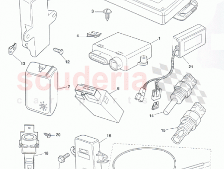 Photo of INERTIA SWITCH AND BRACKET ASSY 37…