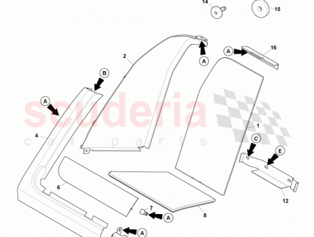 Photo of Bracket Rear Heel Board RH 8D33 314A96…