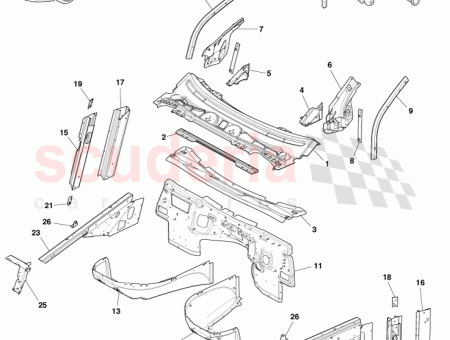 Photo of Pillar External Front Body Lower LH GOAD43 F02663…