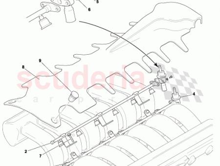 Photo of FUEL RAIL ASSY RIGHT HAND BANK SUPPLY 08…