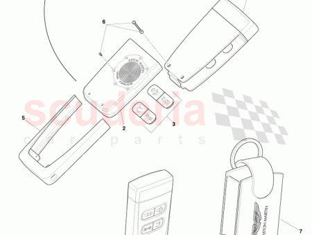 Photo of Repair Kit Cage Assy Secondary Key Fob 315…