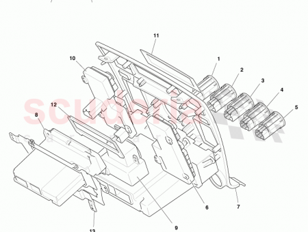 Photo of CENTRE STACK ASSY NON NAV TEL RHD 4G43…