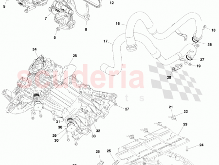 Photo of TUBE ASSY OIL PUMP INLET 6G33 6617…